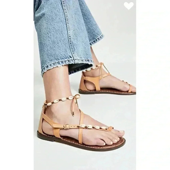 Sam Edelman Garten Sandals Natural Size 5 - Picture 1 of 8